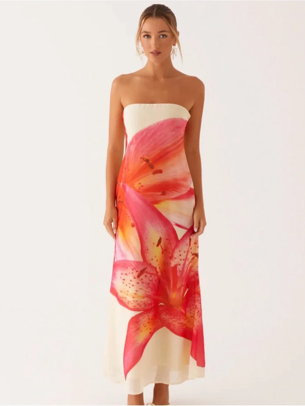Peppermayo “Darcy Maxi Dress - Yellow Floral” - Picture 1 of 3
